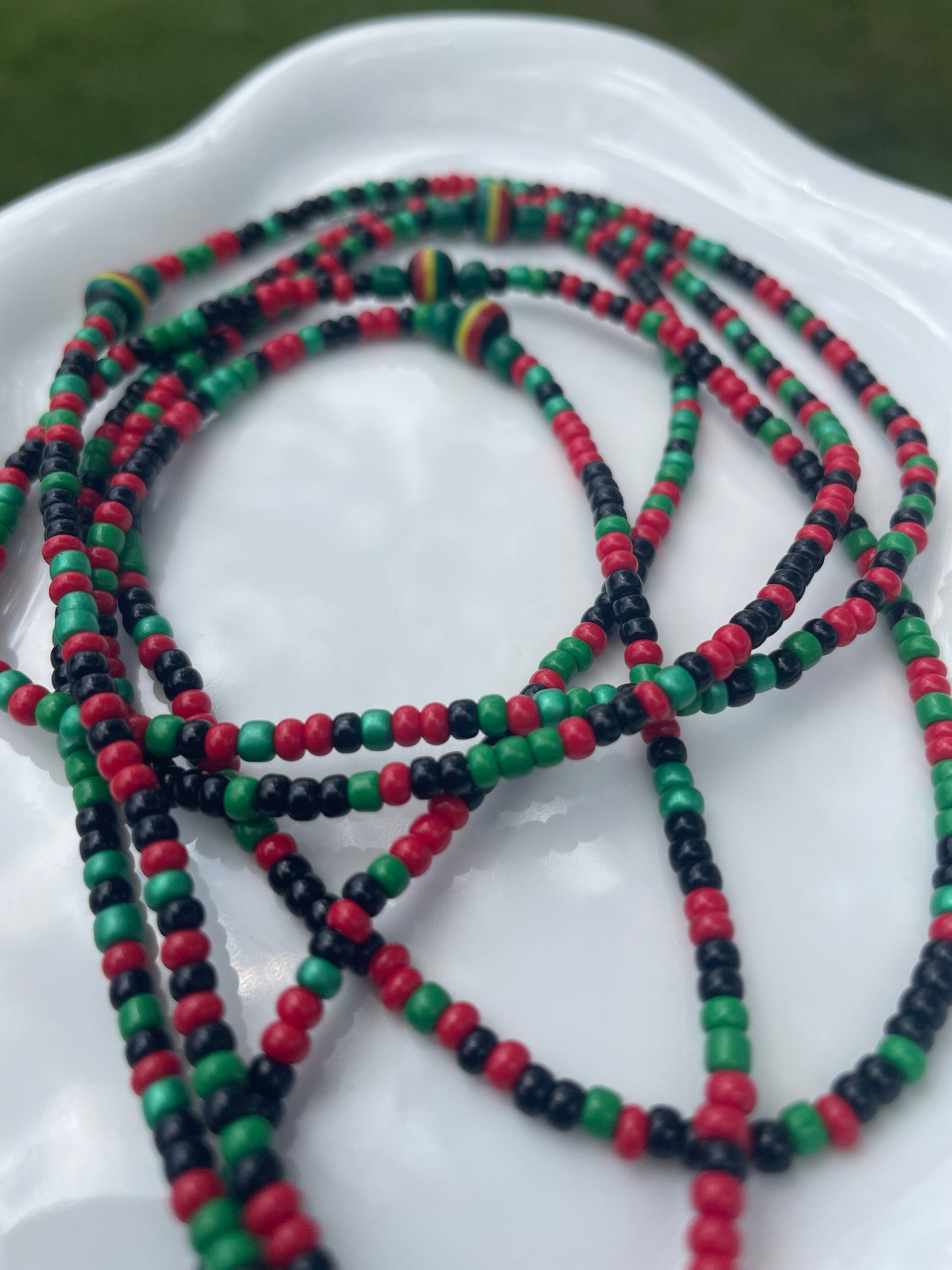Tie on waistbeads