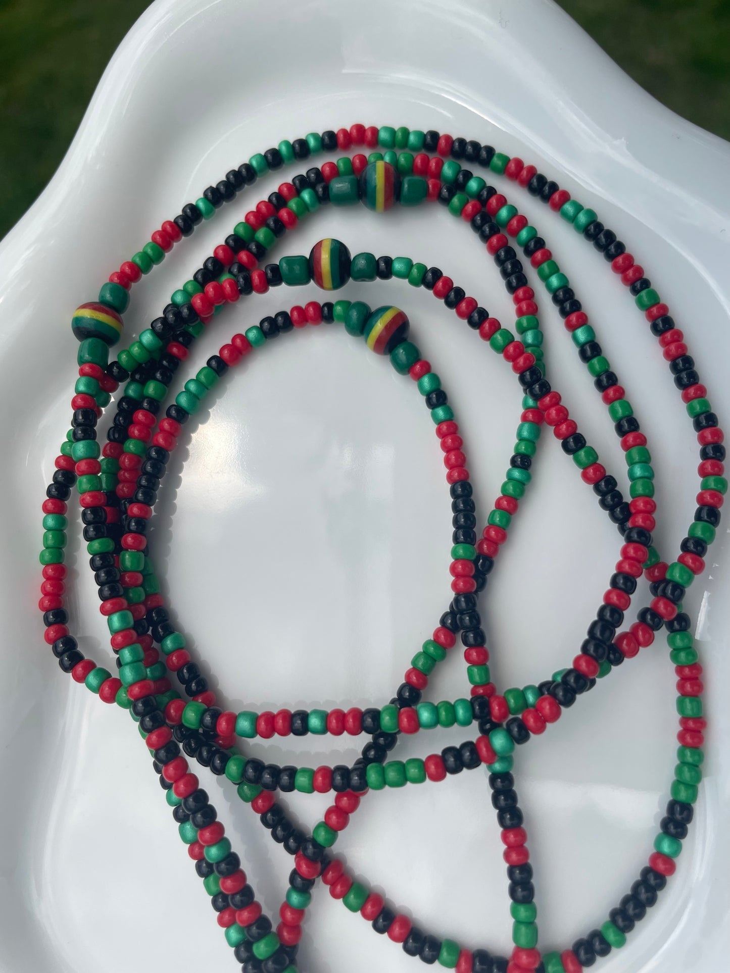 Tie on waistbeads