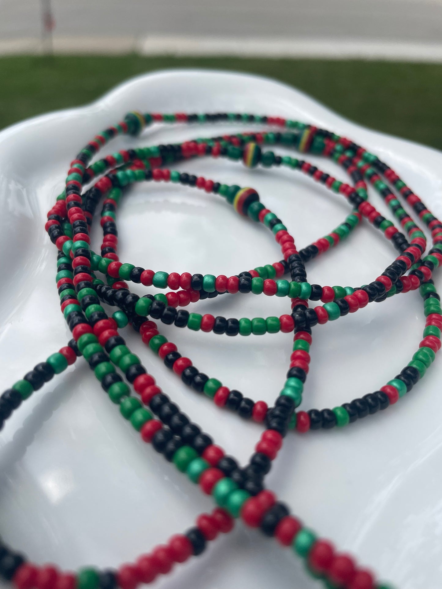 Tie on waistbeads