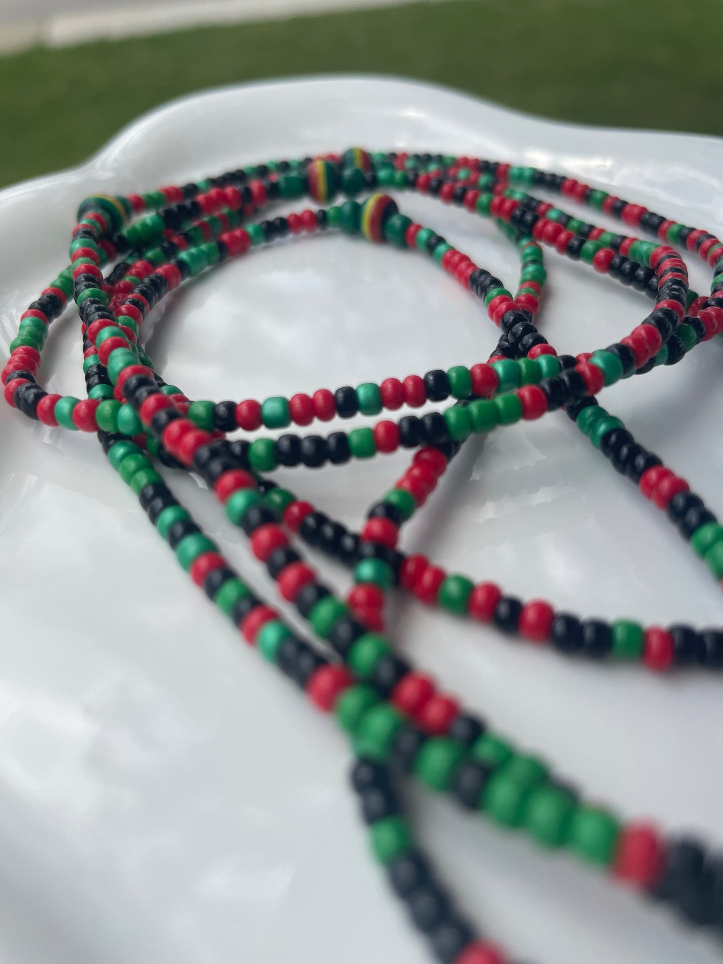 Tie on waistbeads