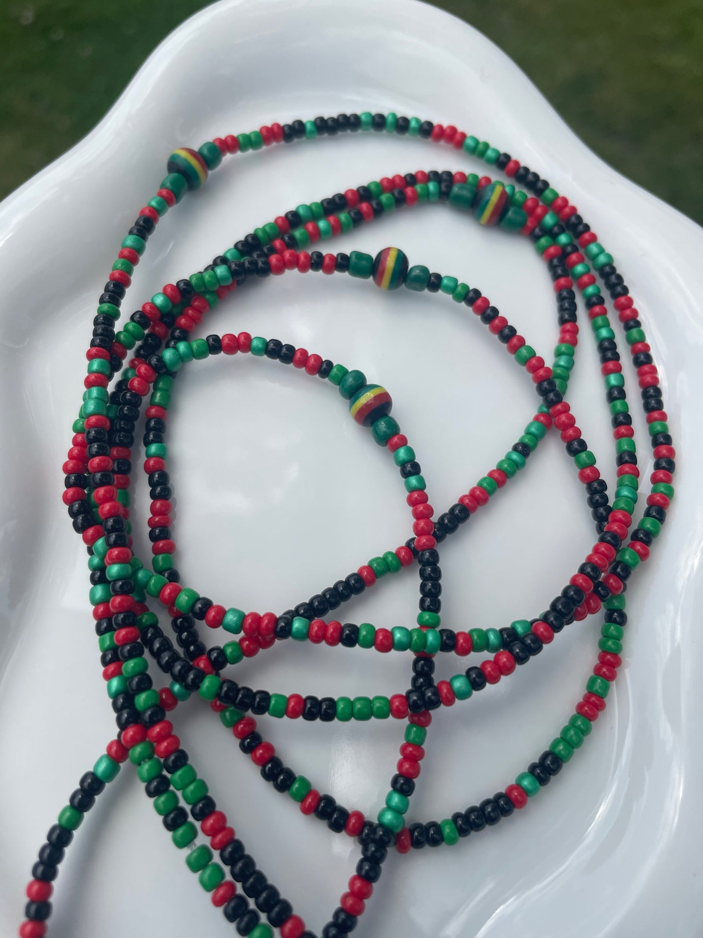 Tie on waistbeads
