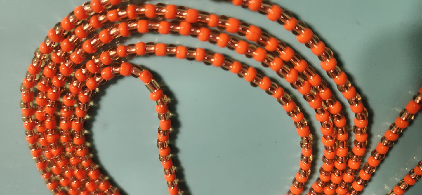 Waistbeads body adornment her name is Coral