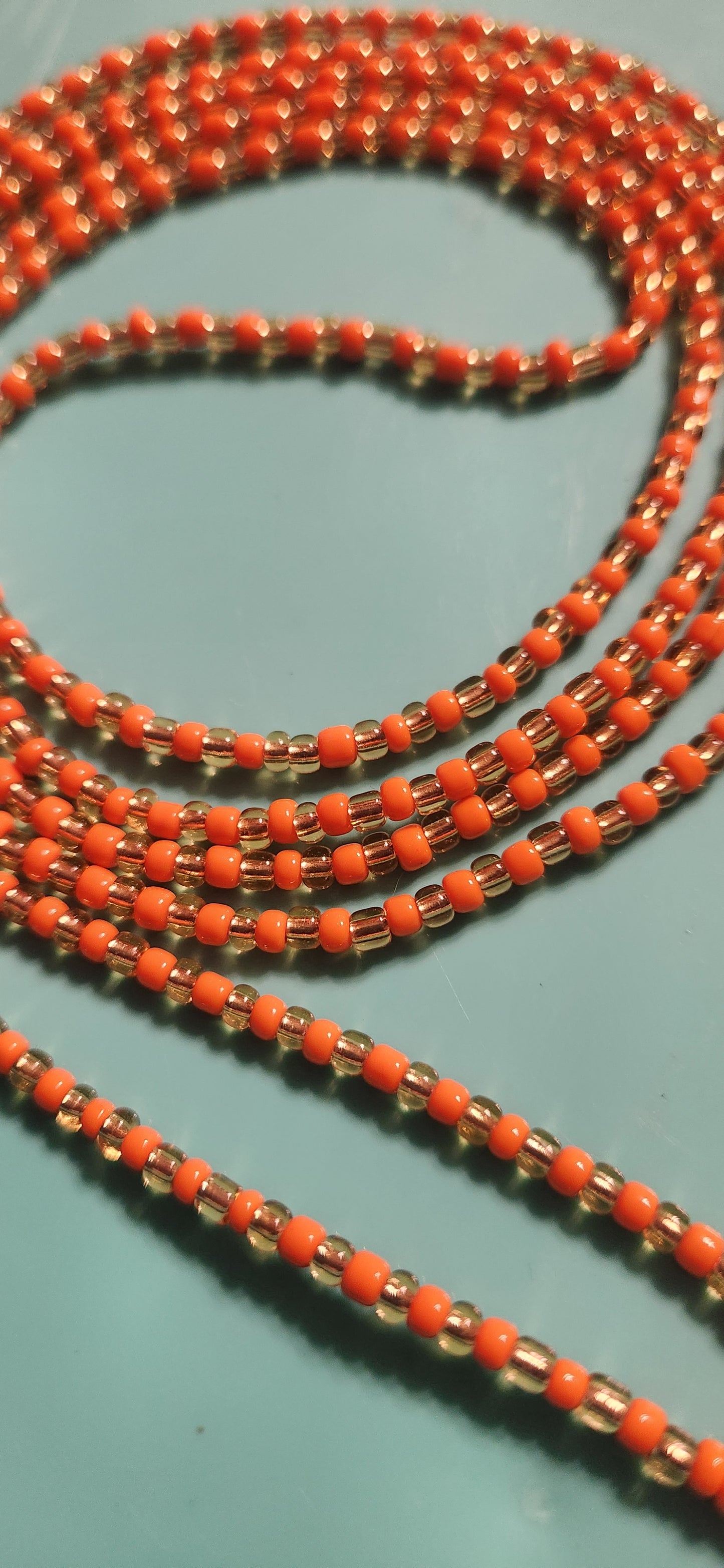 Waistbeads body adornment her name is Coral