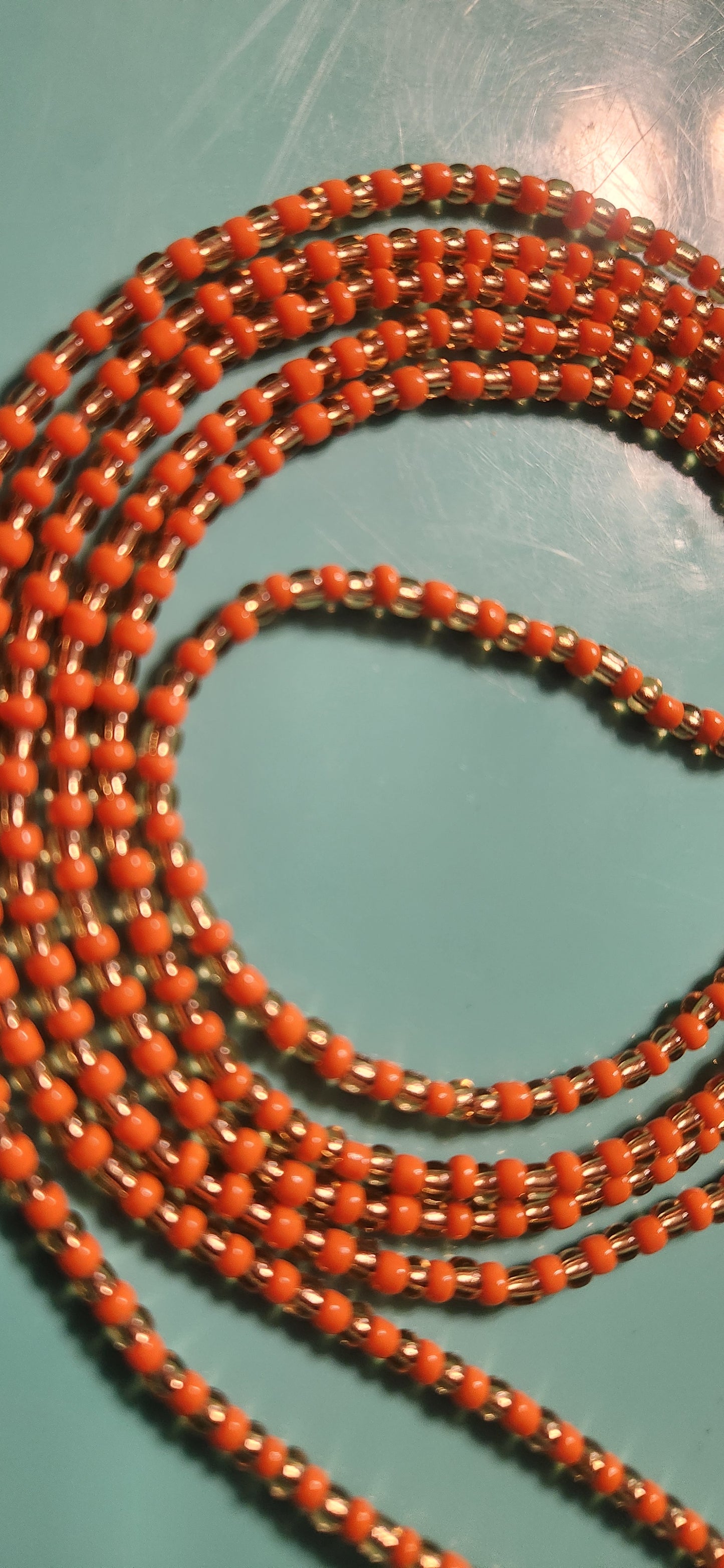 Waistbeads body adornment her name is Coral
