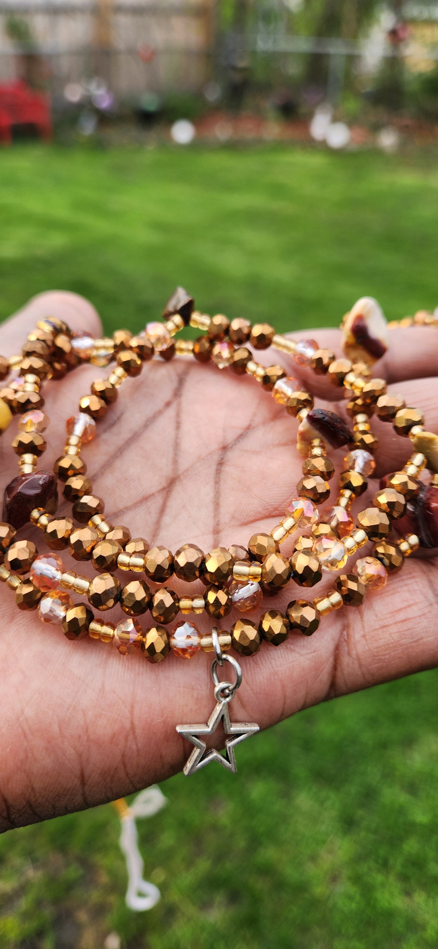Traditional tie on waistbeads