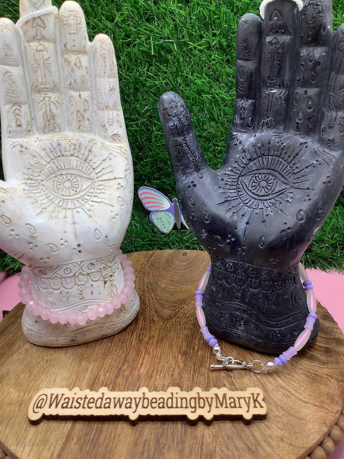 Beaded handcrafted hand adornment