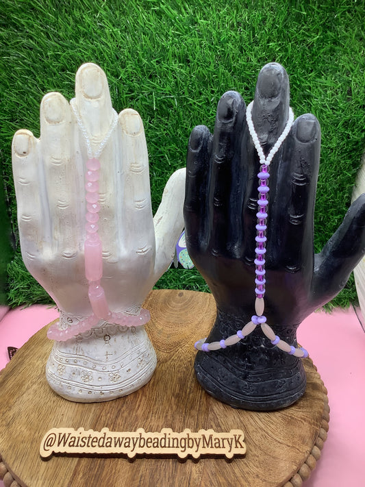 Beaded handcrafted hand adornment