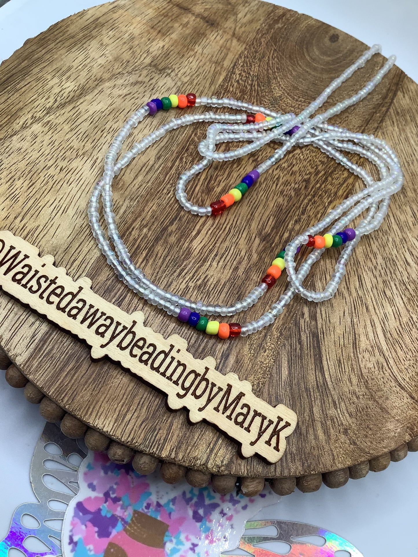 Pride waistbeads