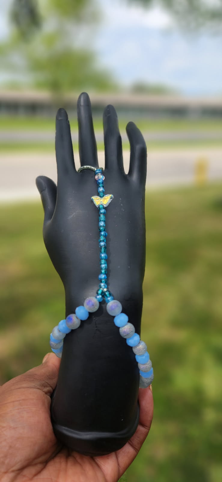 Blue Custom-made new hand adornments jewelry