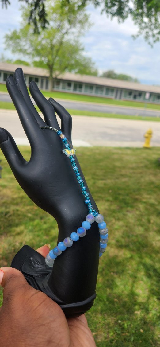 Blue Custom-made new hand adornments jewelry