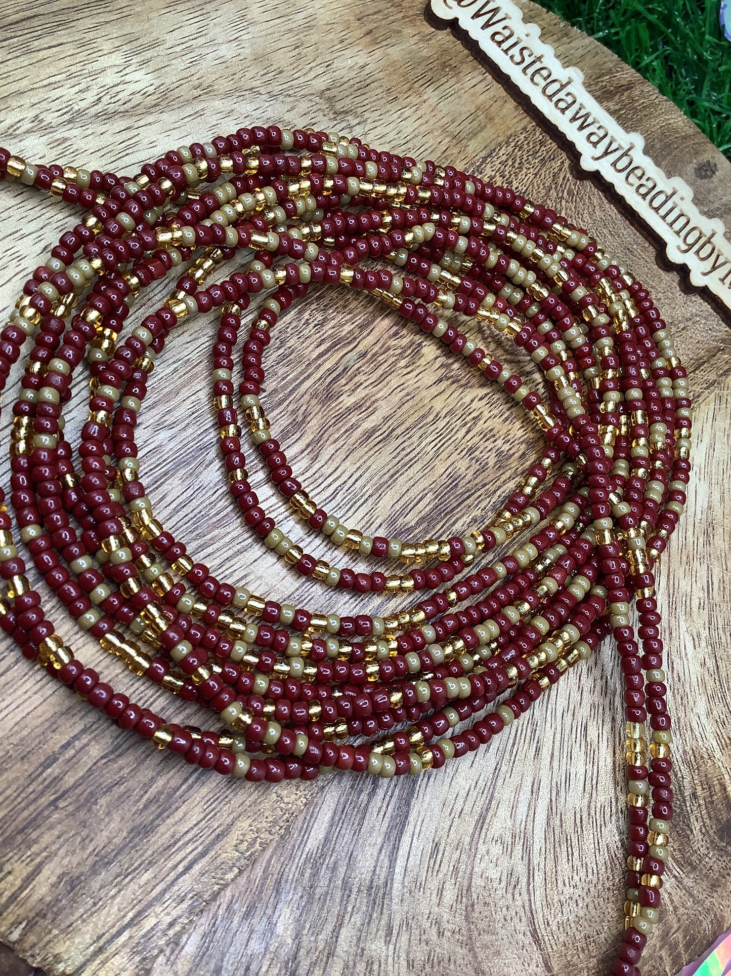 African traditional tie on waistbeads