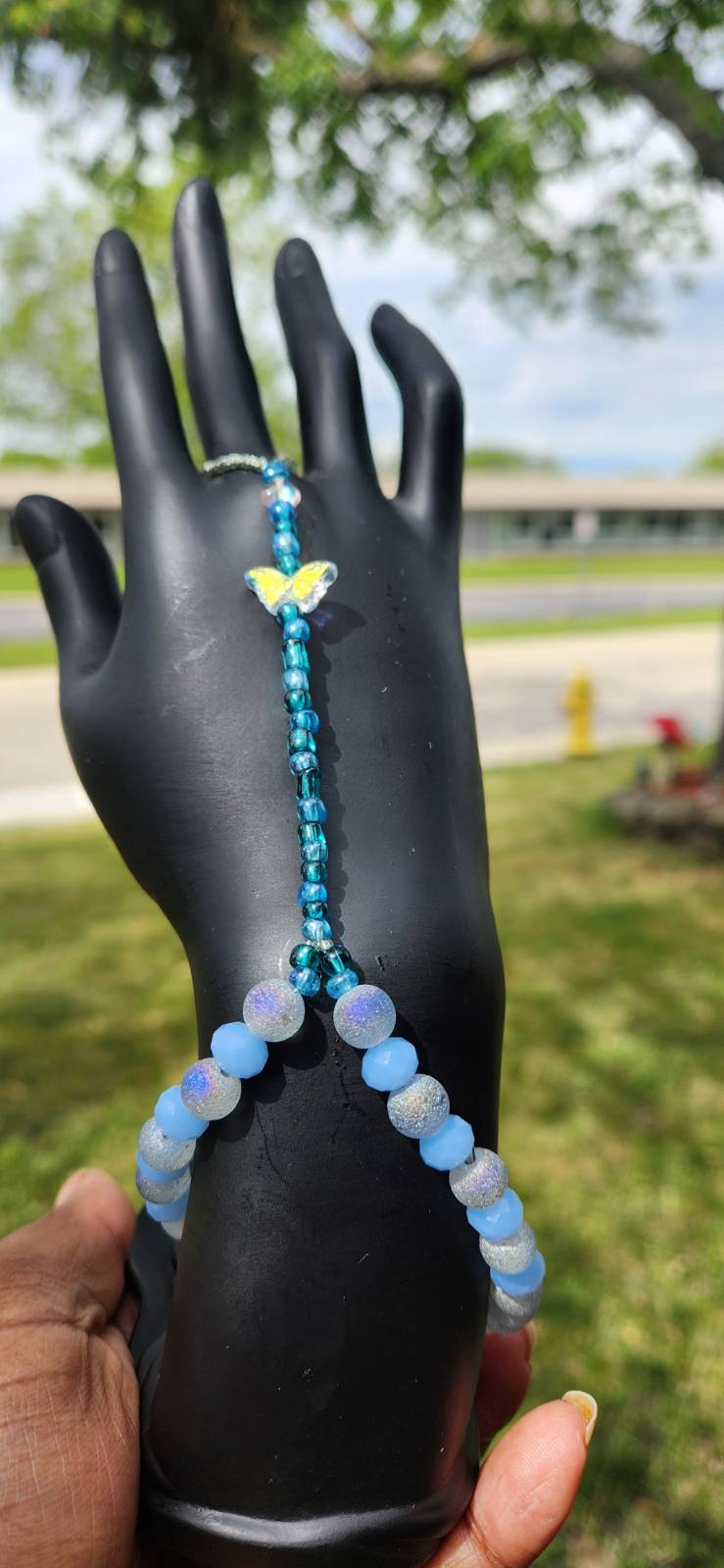 Blue Custom-made new hand adornments jewelry