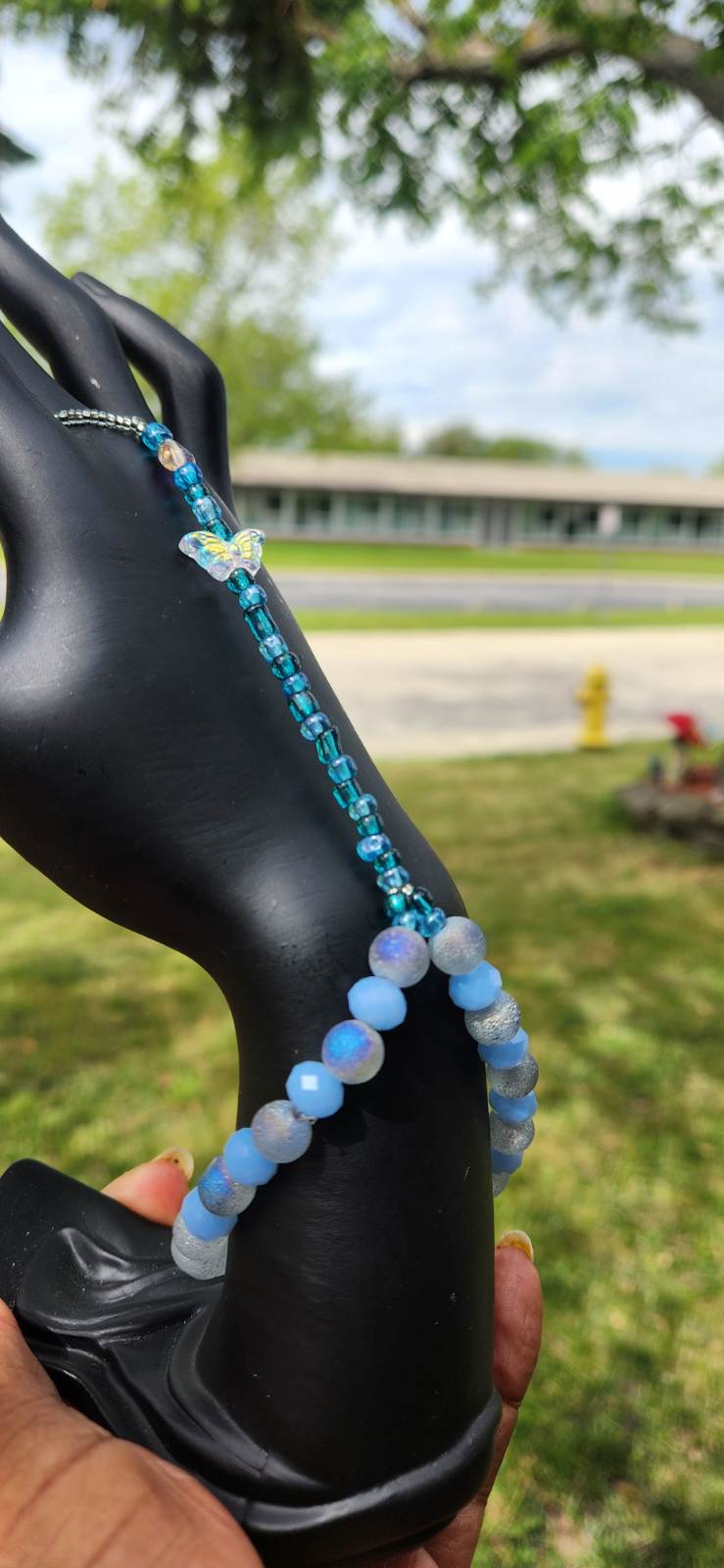 Blue Custom-made new hand adornments jewelry