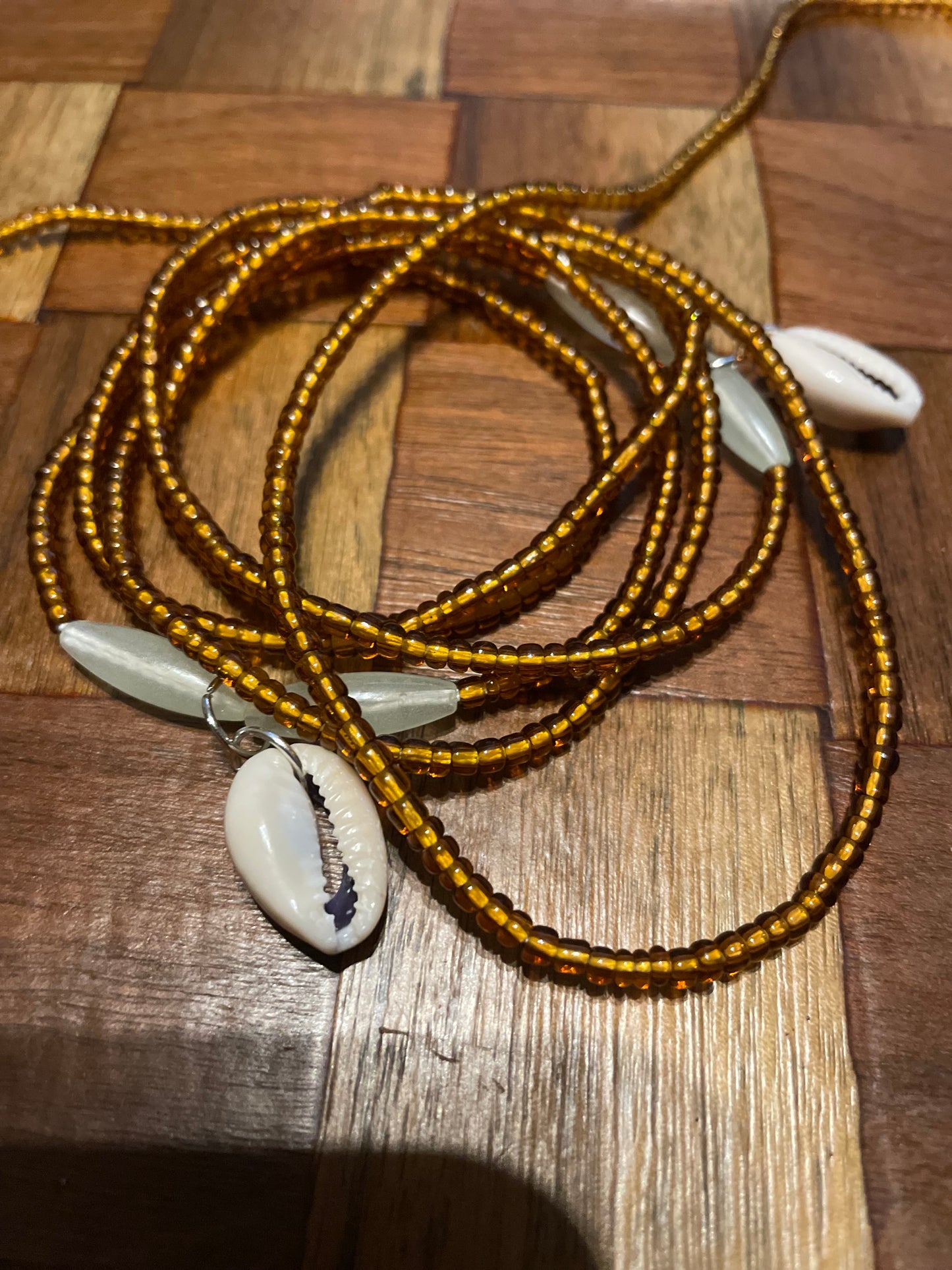 Earth tone glow in the dark traditional tie on waistbands.