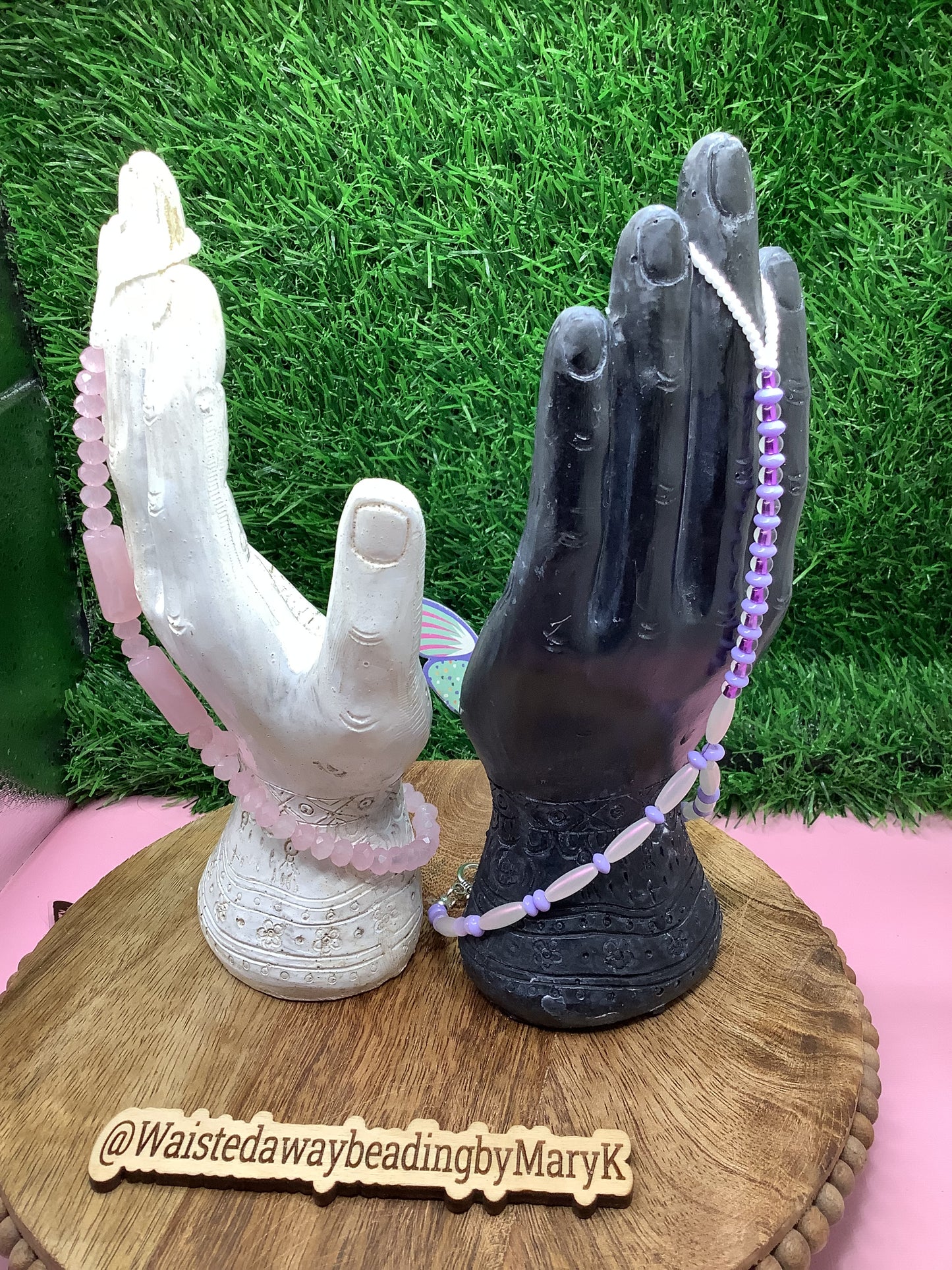 Beaded handcrafted hand adornment