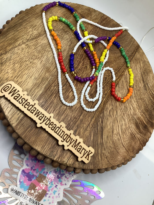 Pride waistbeads