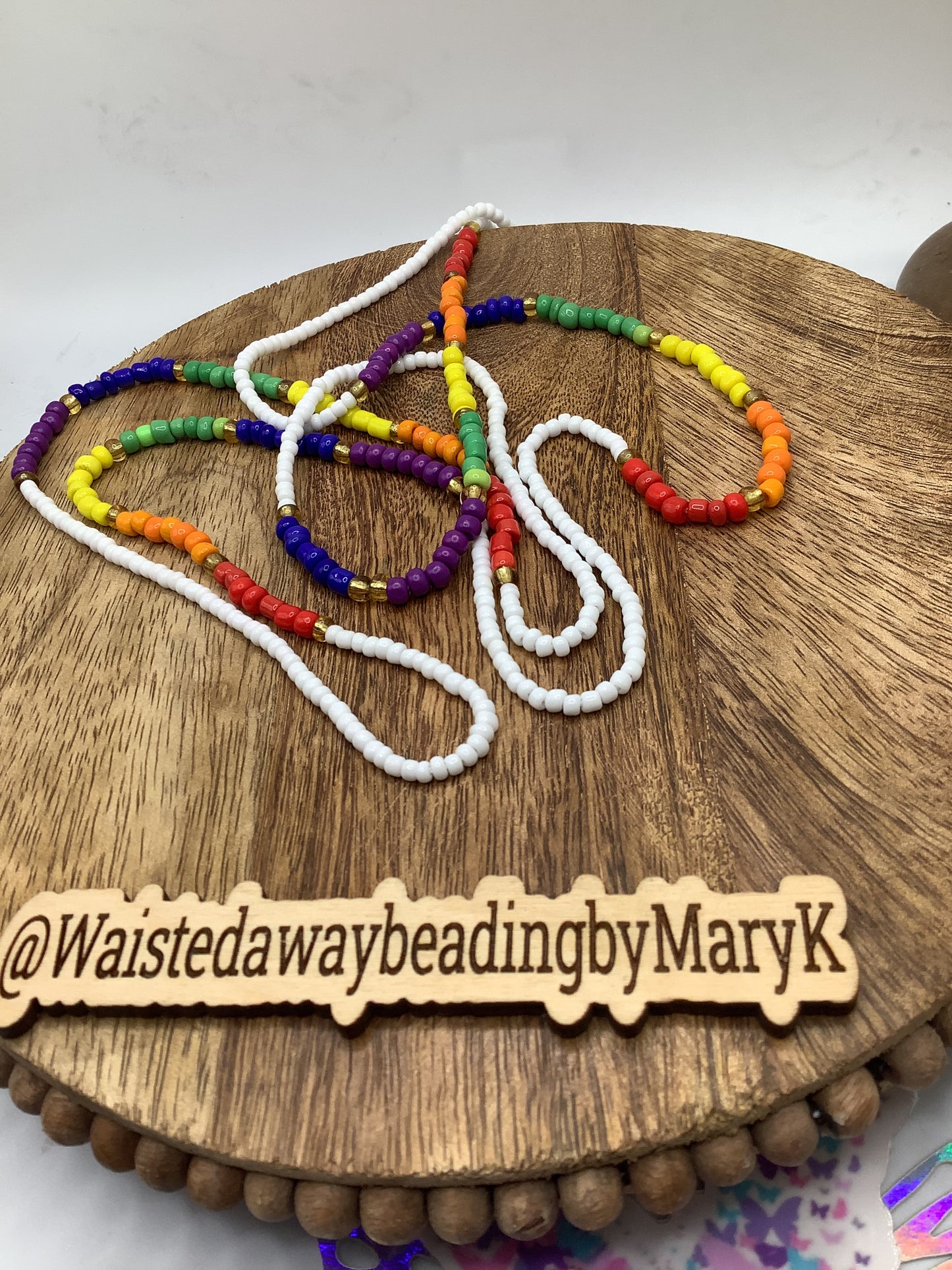 Pride waistbeads