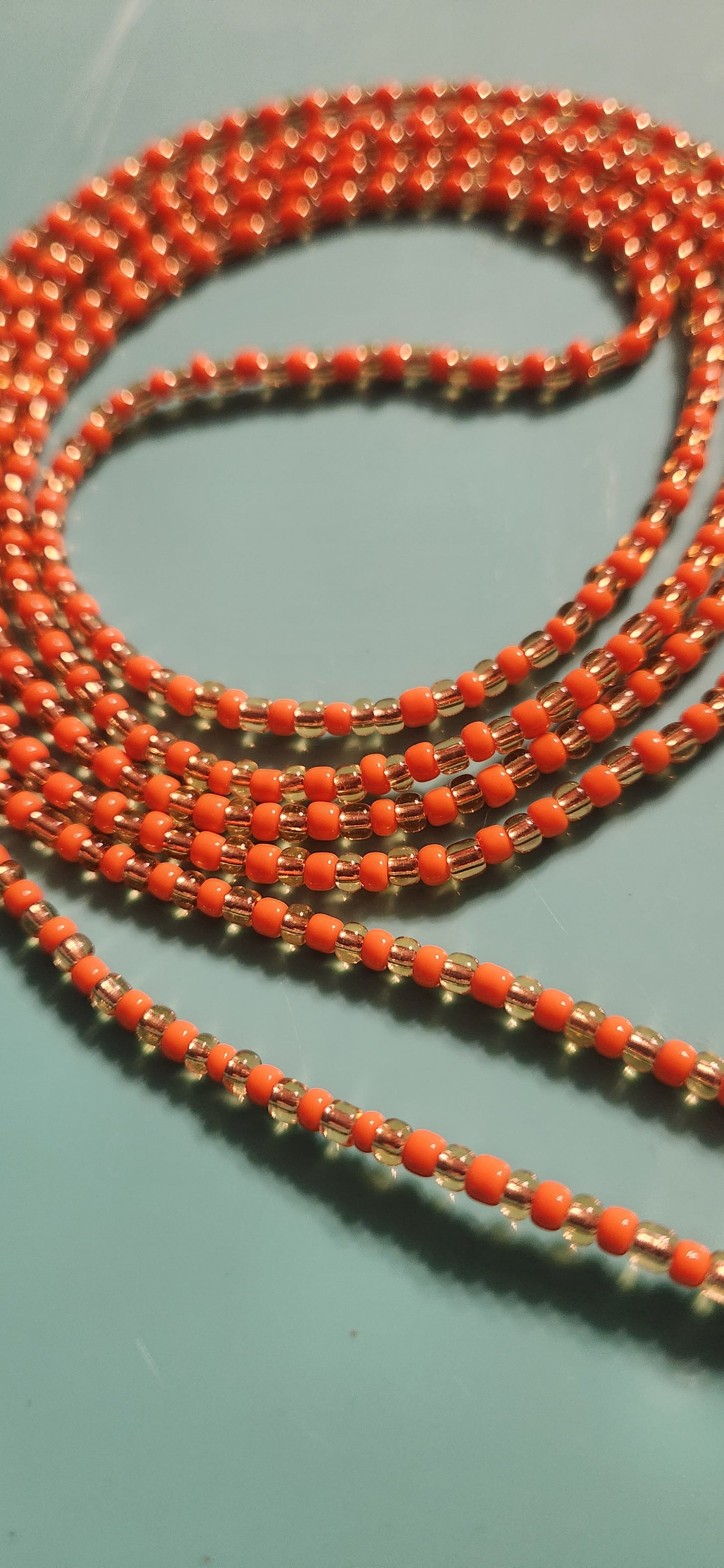 Waistbeads body adornment her name is Coral