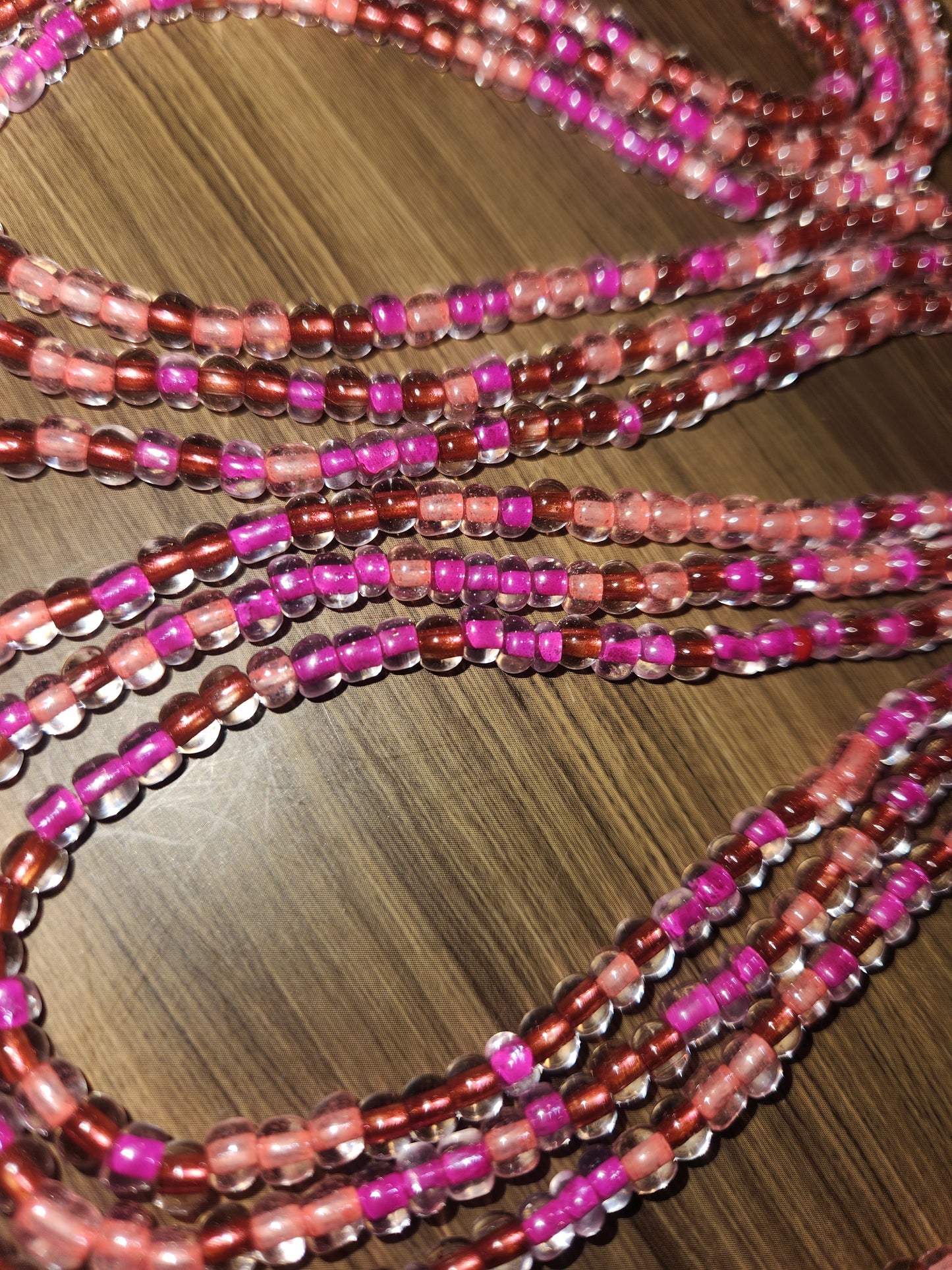 Passion fruit tie on waistbeads