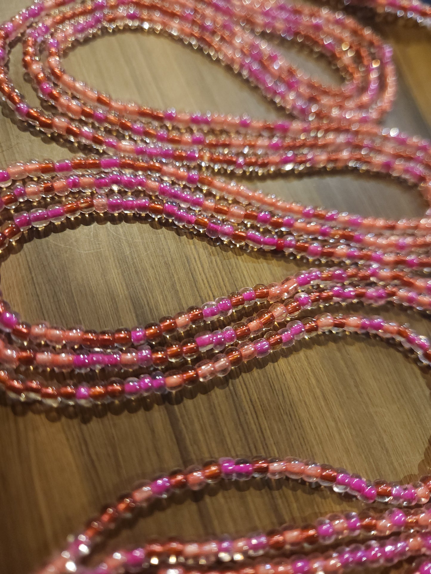 Passion fruit tie on waistbeads