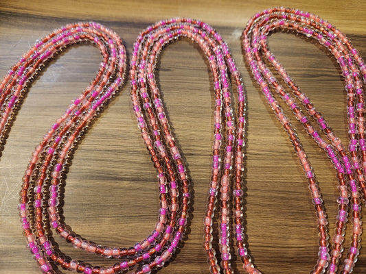 Passion fruit tie on waistbeads