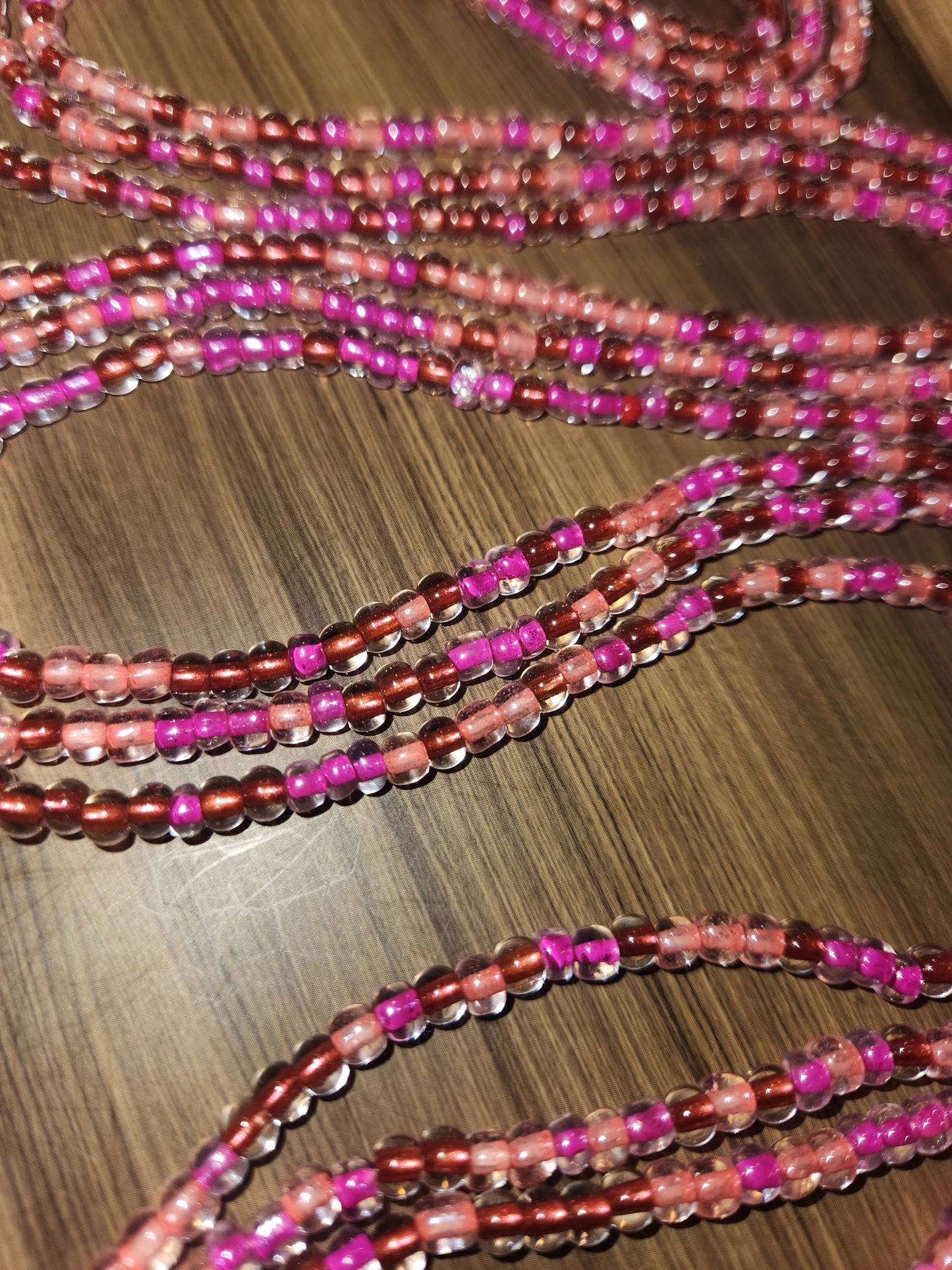 Passion fruit tie on waistbeads