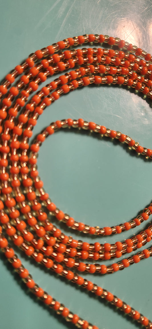 Waistbeads body adornment her name is Coral